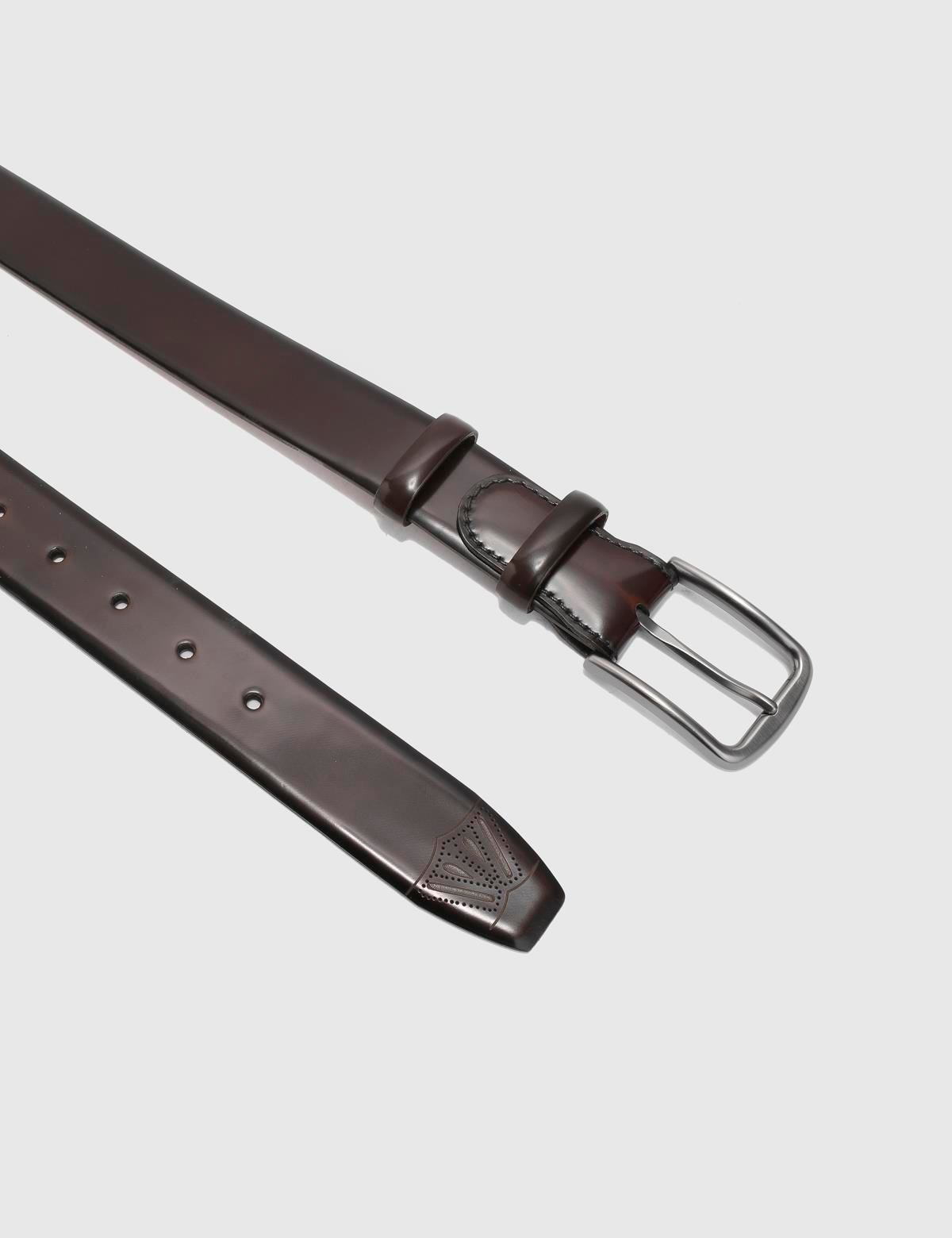 Cercis Brown Florentic Leather Men's Belt