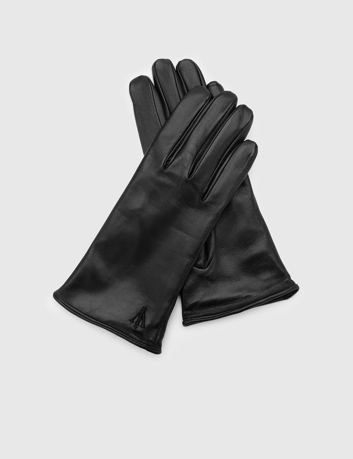 Chang Black Women's Leather Gloves
