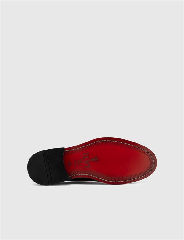 Cosimo Black Patent Leather Men's Tuxedo Shoe