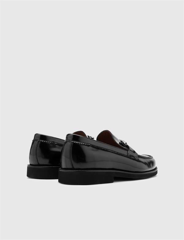 Cristiano Black Florentic Leather Men's Loafer