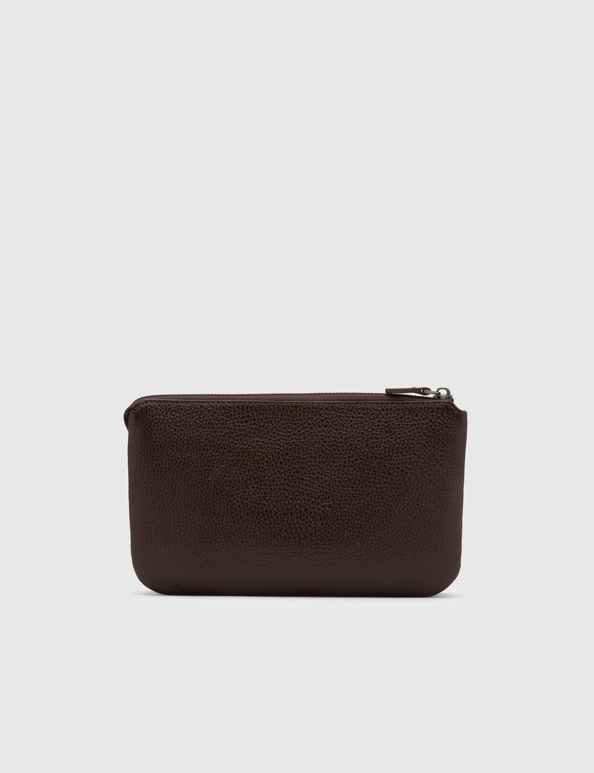Cruz Herrenhandtasche aus Floater-Leder in Braun