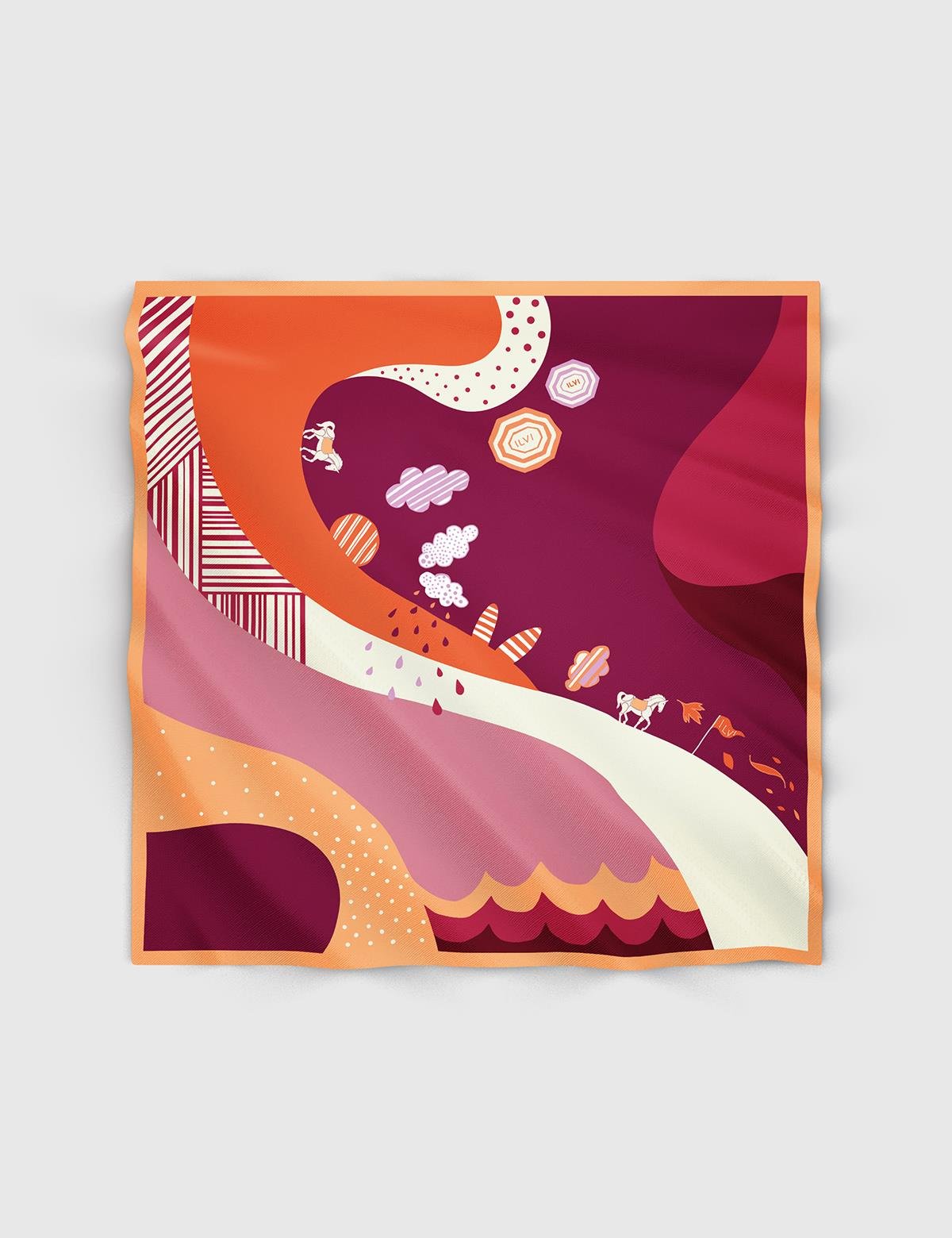 Cynthia Pink Women's Scarf