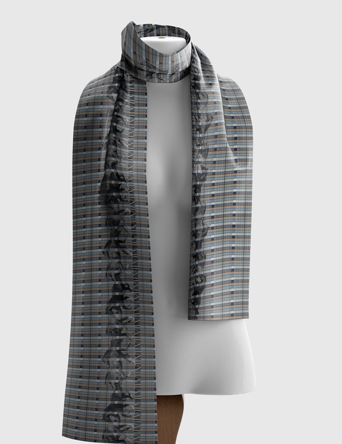 Dakota Blue Unisex Shawl