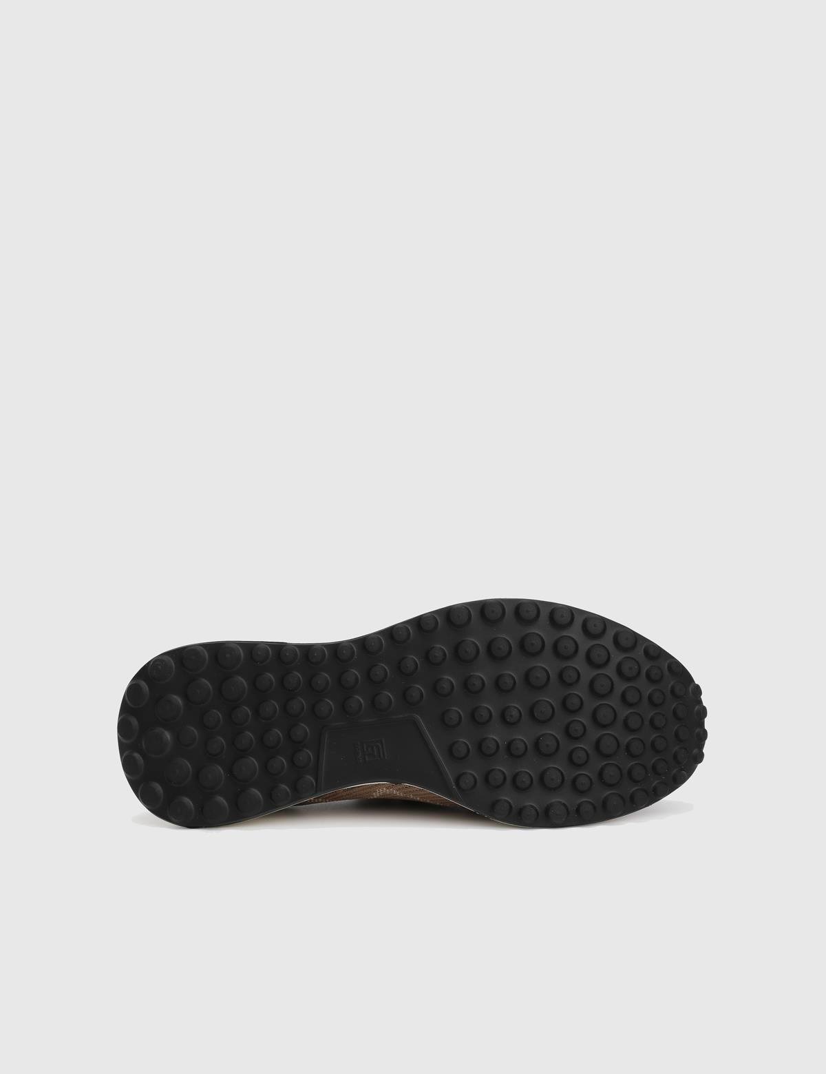 Darwin Beige Leather Tricot Men's Sneaker