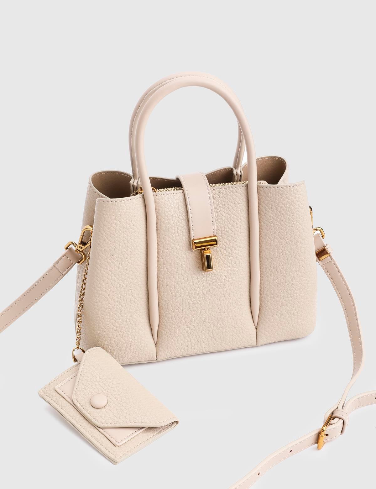 Davis Beige Women's Handbag