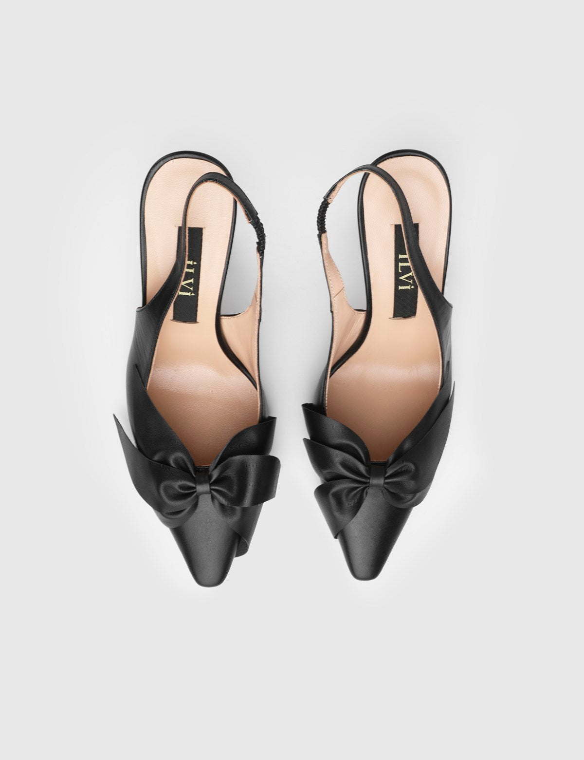 Denira Genuine Leather Women's Black High-Heeled Sandals