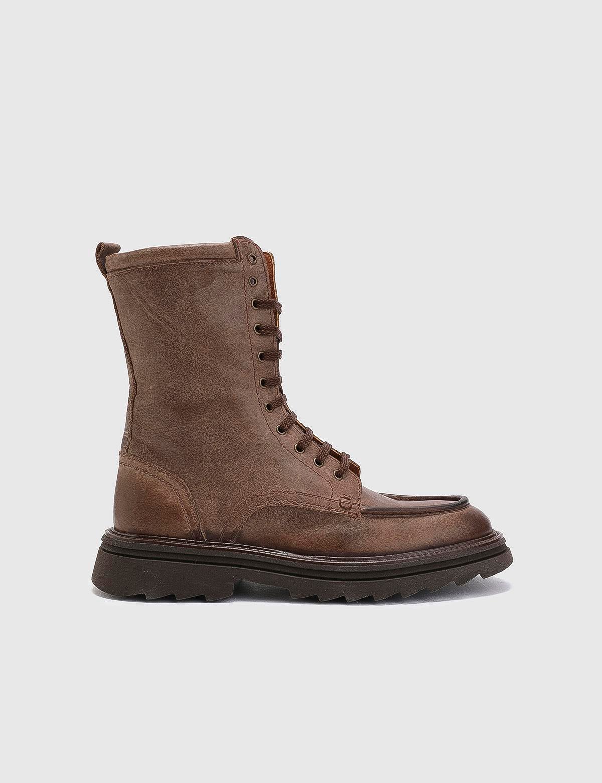 Denıs Mink Leather Men's Boot