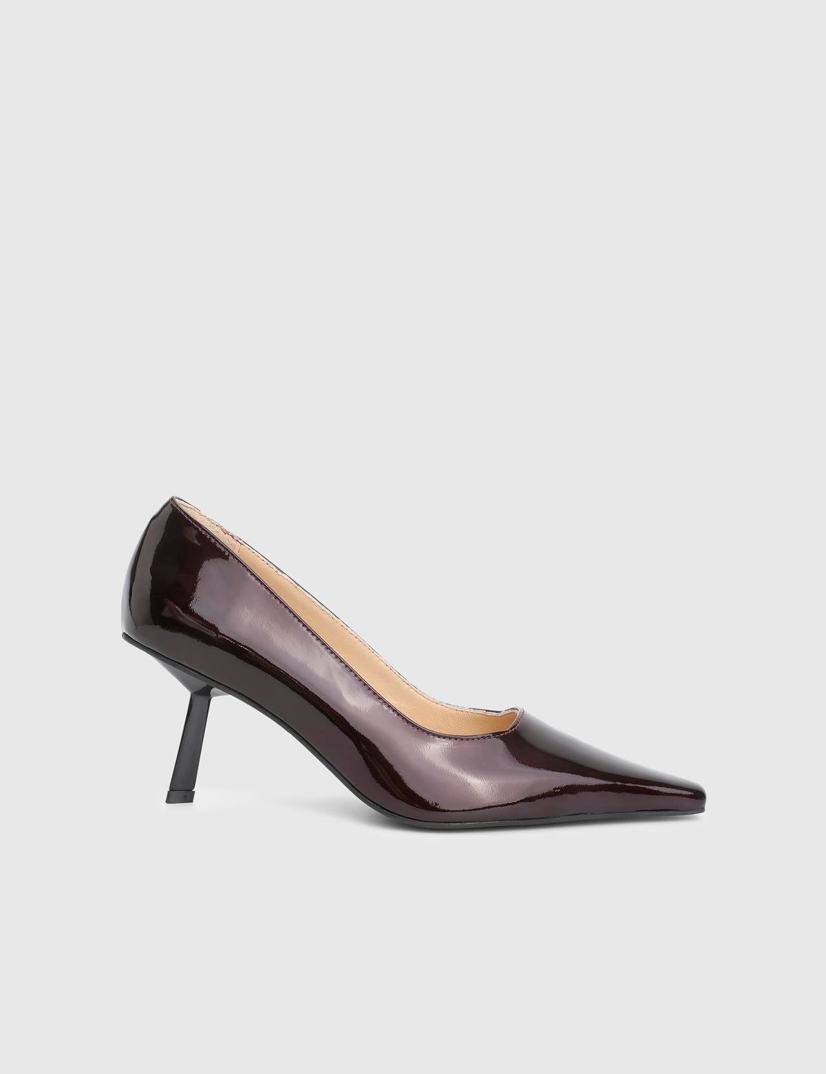 Diami Burgundy Patent Leather Women's Pump