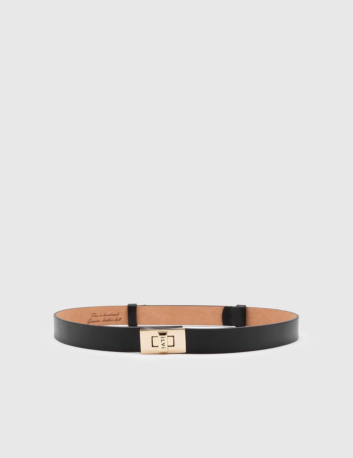 Dickson Black Leather Women's Belt