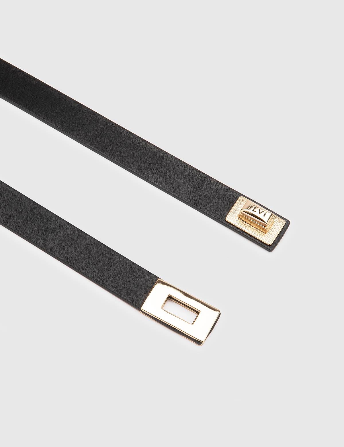 Dickson Black Leather Women's Belt