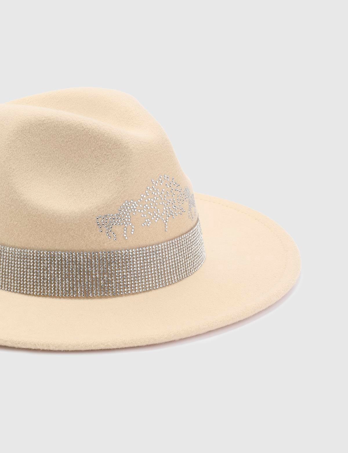 Dolares Cream Women's Cashmere Hat