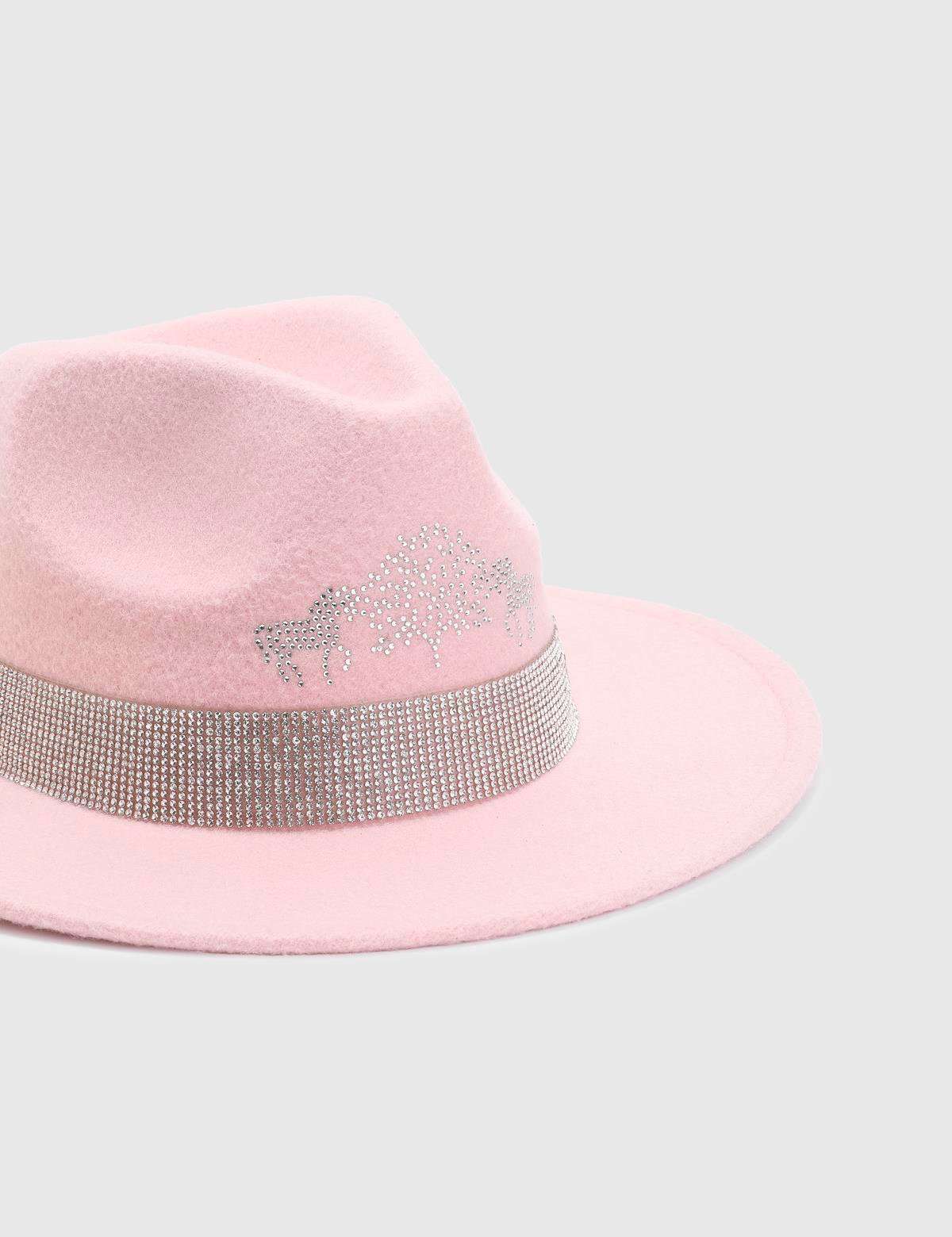 Dolares Powder Pink Women's Cashmere Hat
