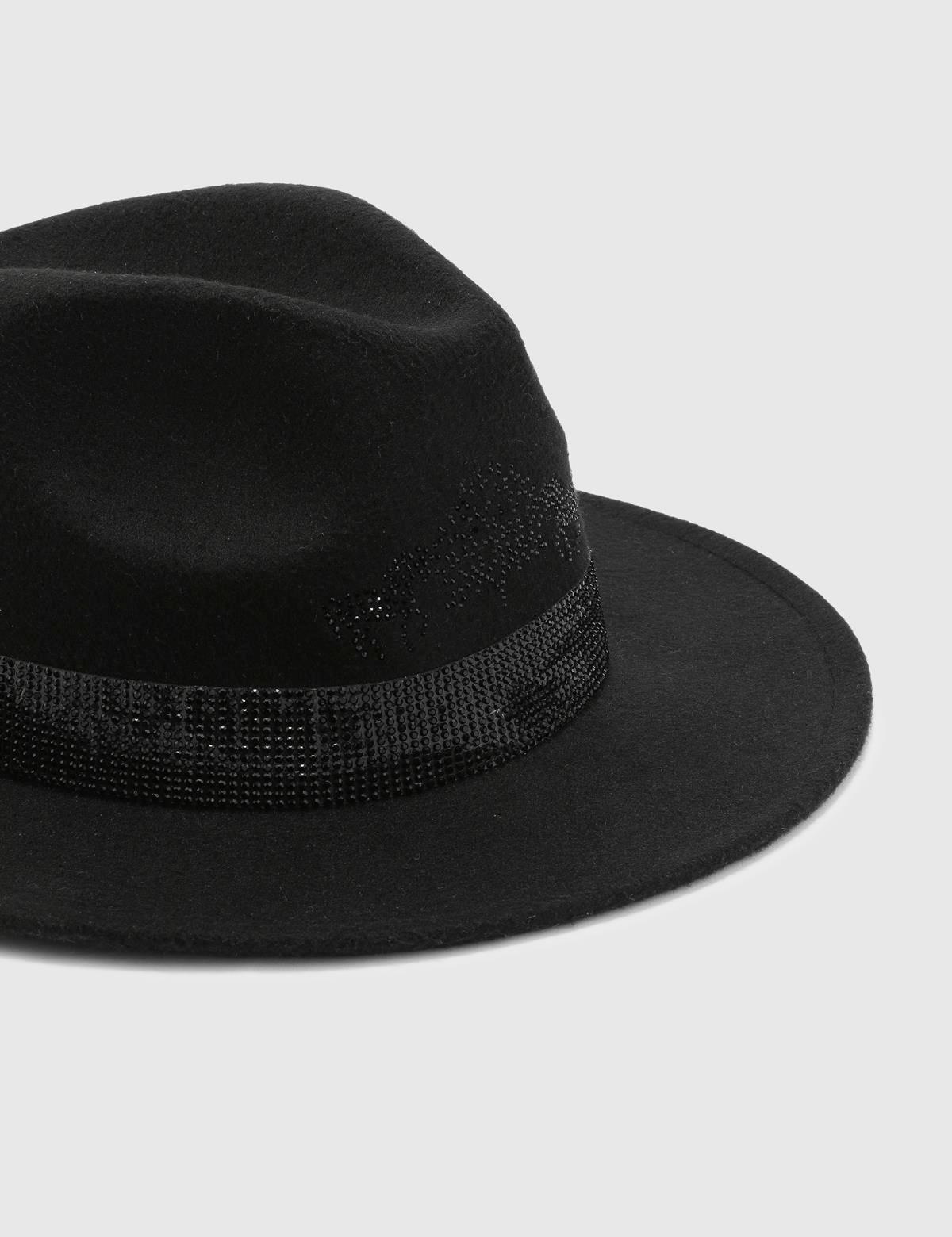 Dolares Black Women's Cashmere Hat