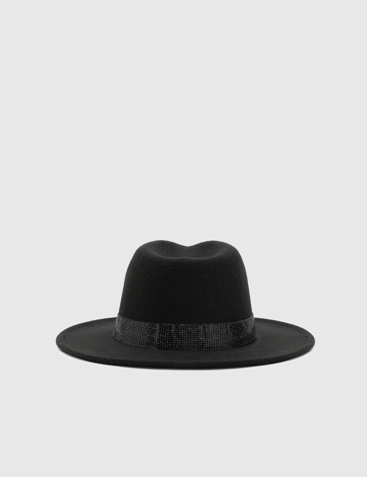 Dolares Black Women's Cashmere Hat