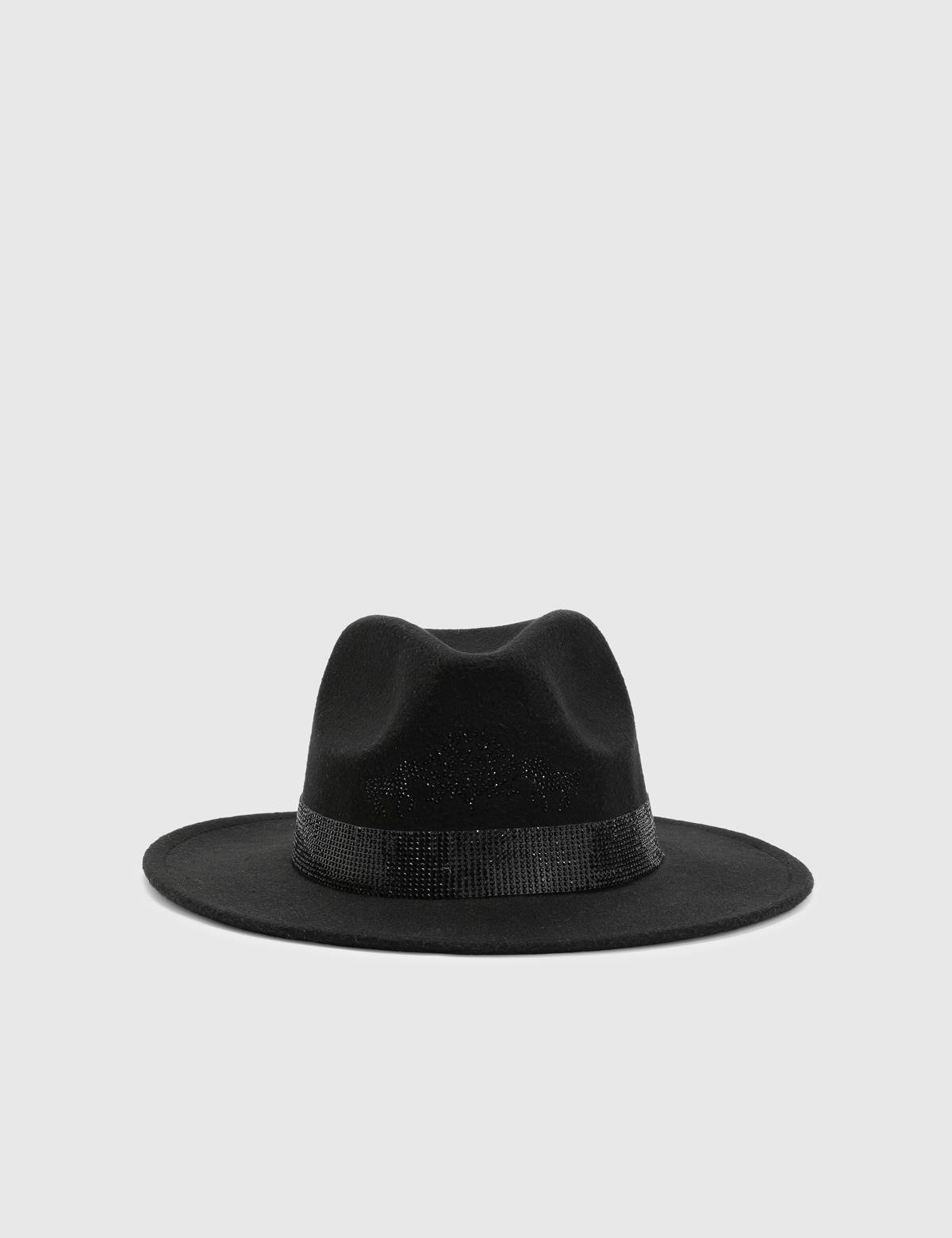 Dolares Black Women's Cashmere Hat