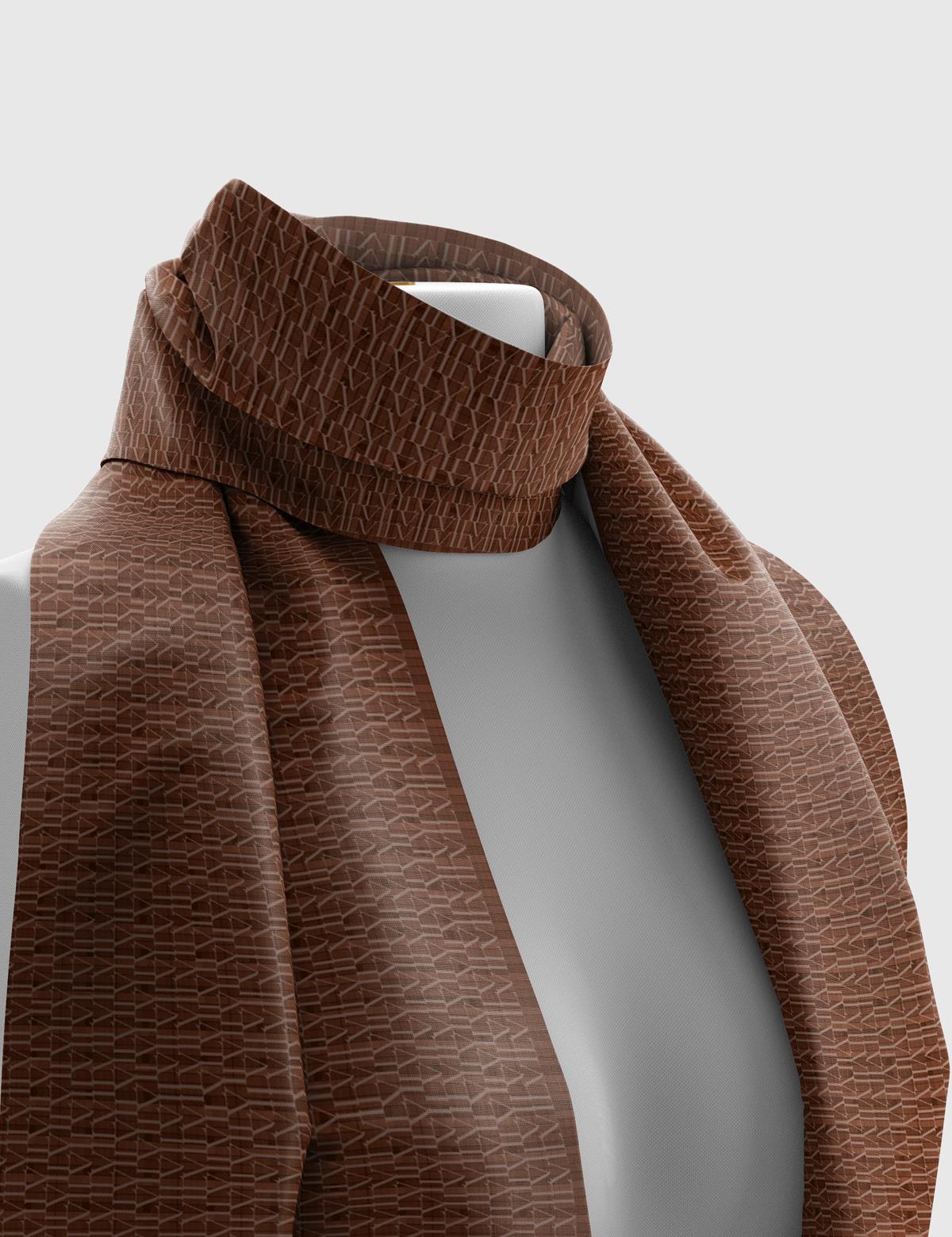 Dorothea Brown Unisex Shawl