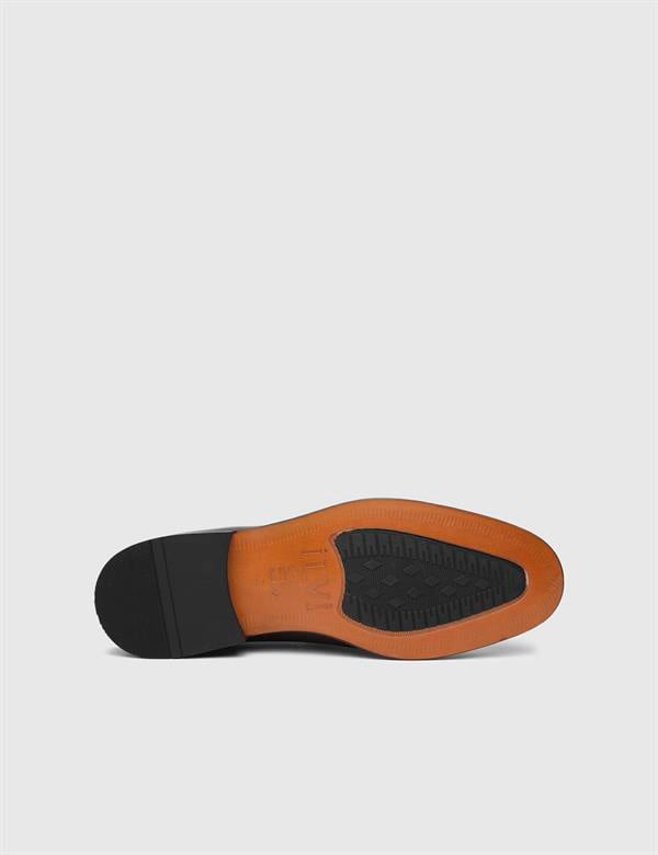 Dover Brown Leather Men's Monk Shoe