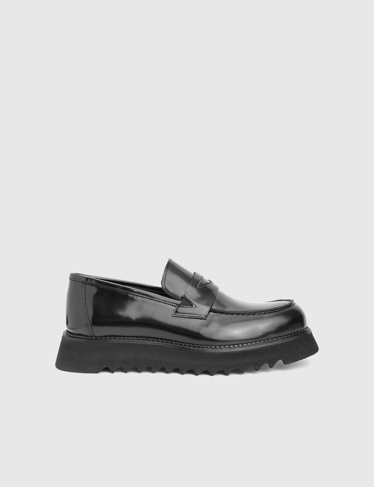 Edan Black Florentic Leather Men's Loafer