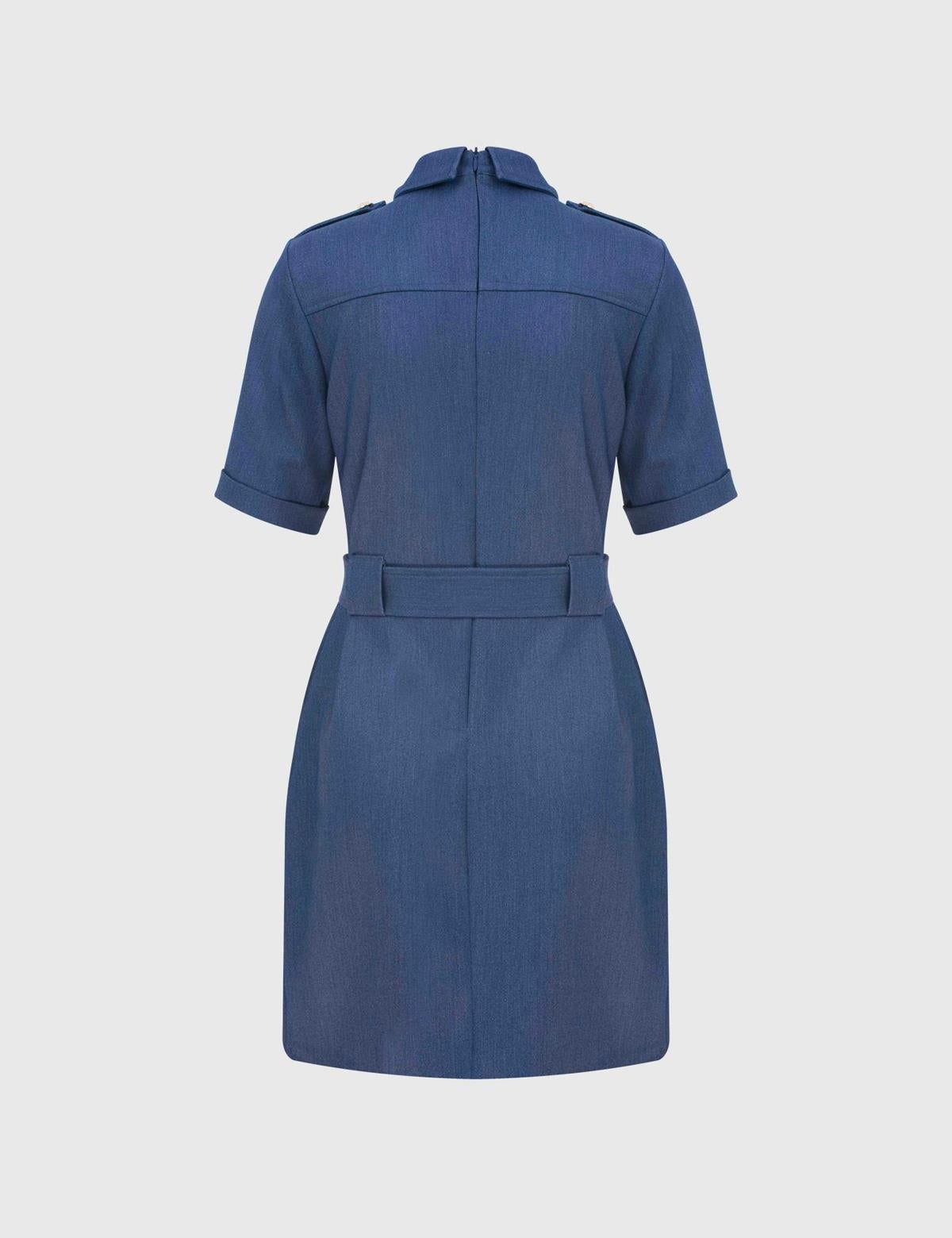 Edıth Blue Women's Dress