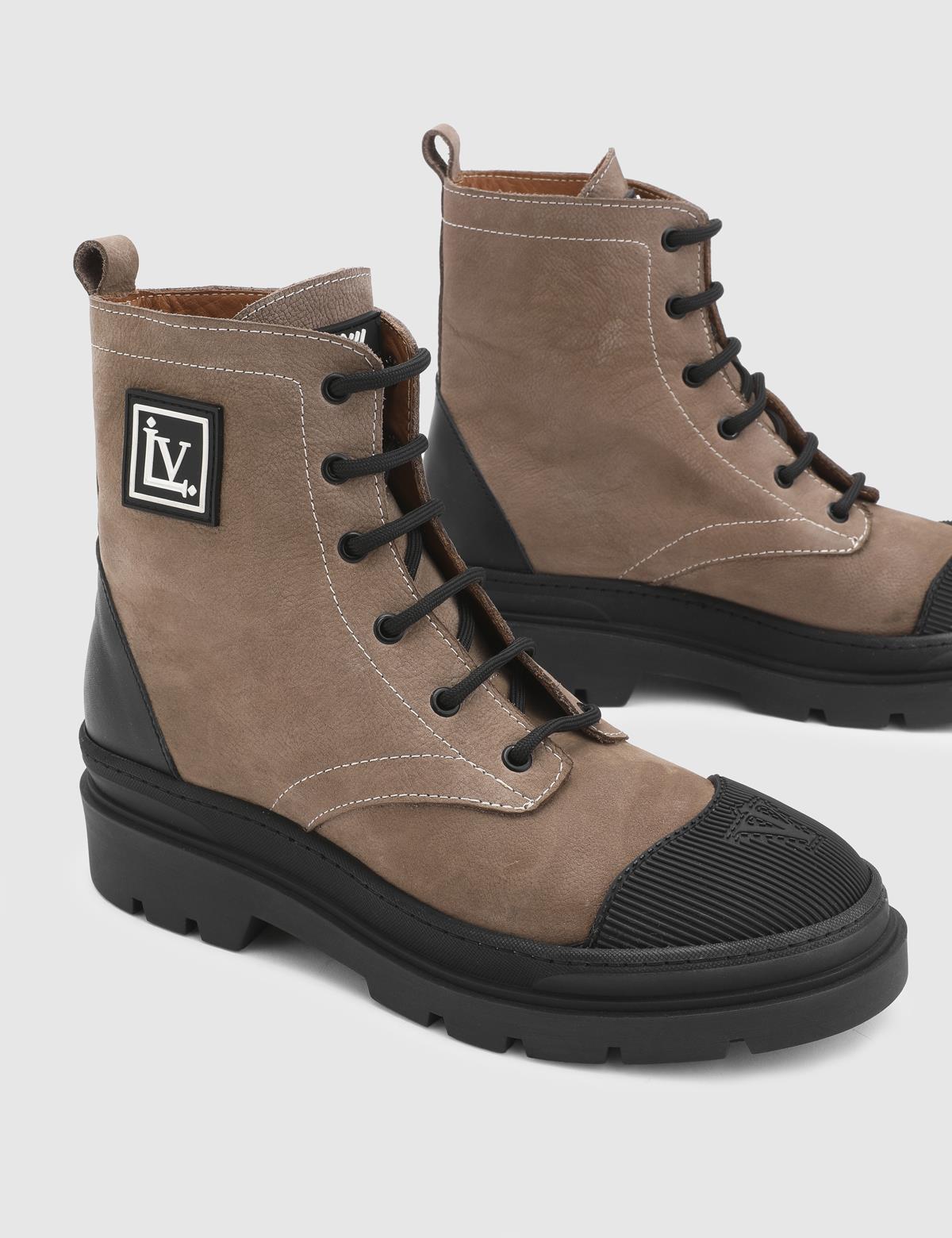 Edoardo Mink Nubuck Leather Men's Boot