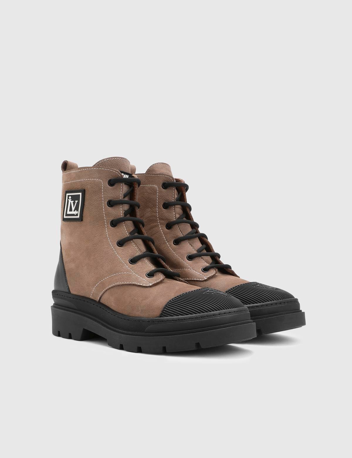 Edoardo Mink Nubuck Leather Men's Boot