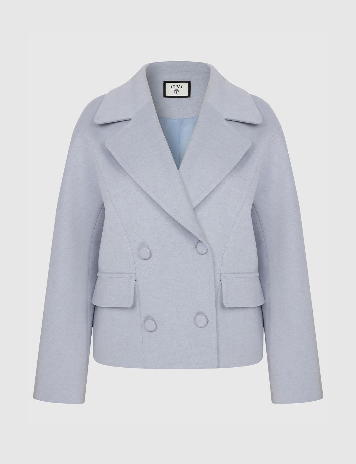 Eitan Blue Women's Cashmere Coat