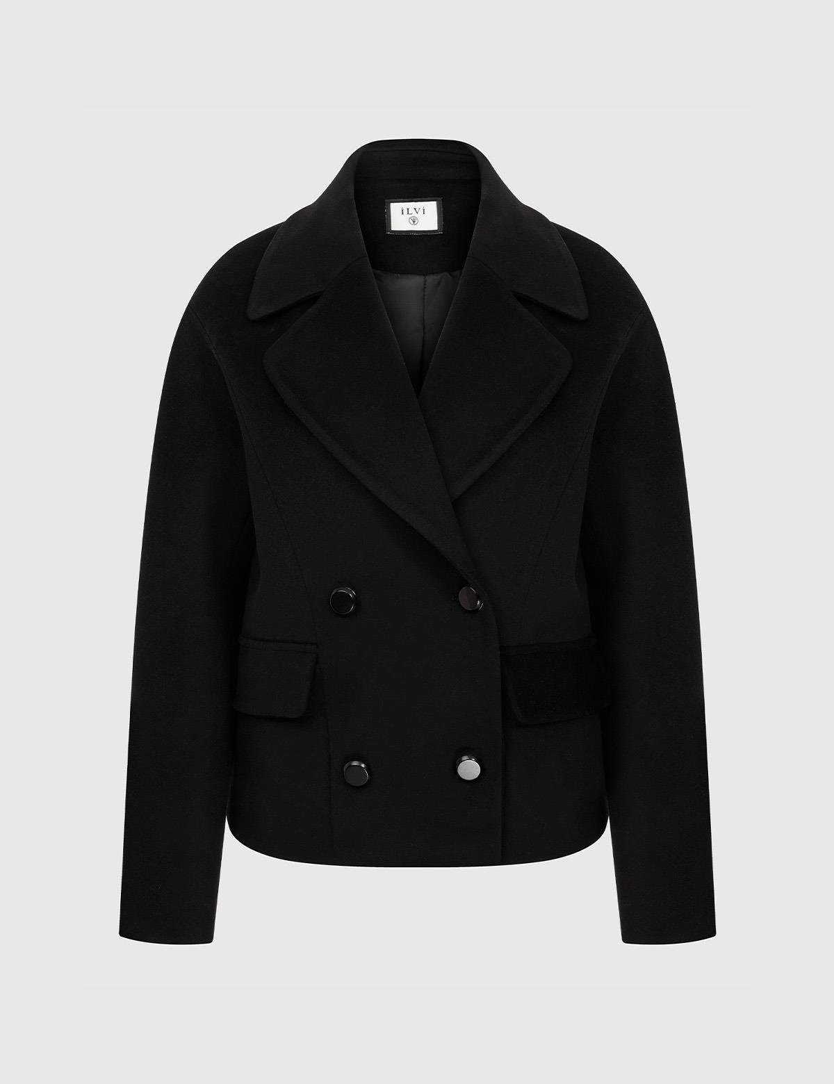 Eitan Black Women's Cashmere Coat