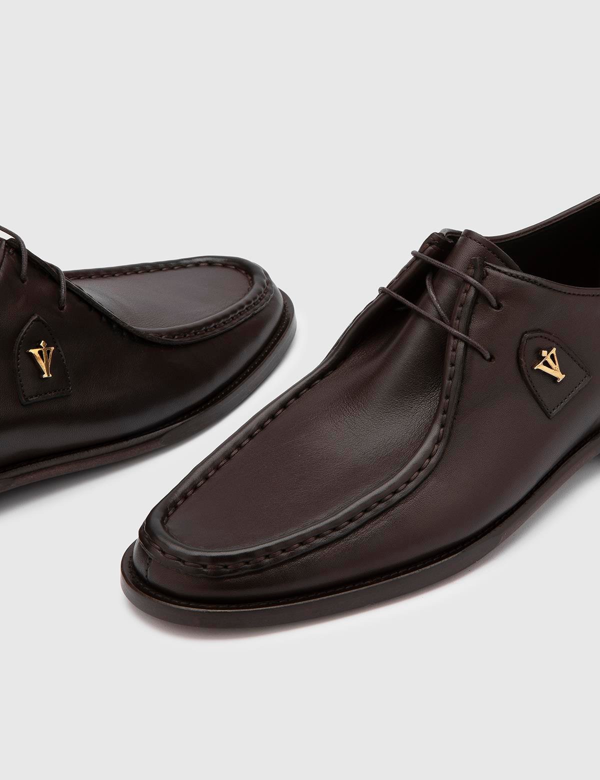 Espoo Brown Aniline Leather Men's Oxford