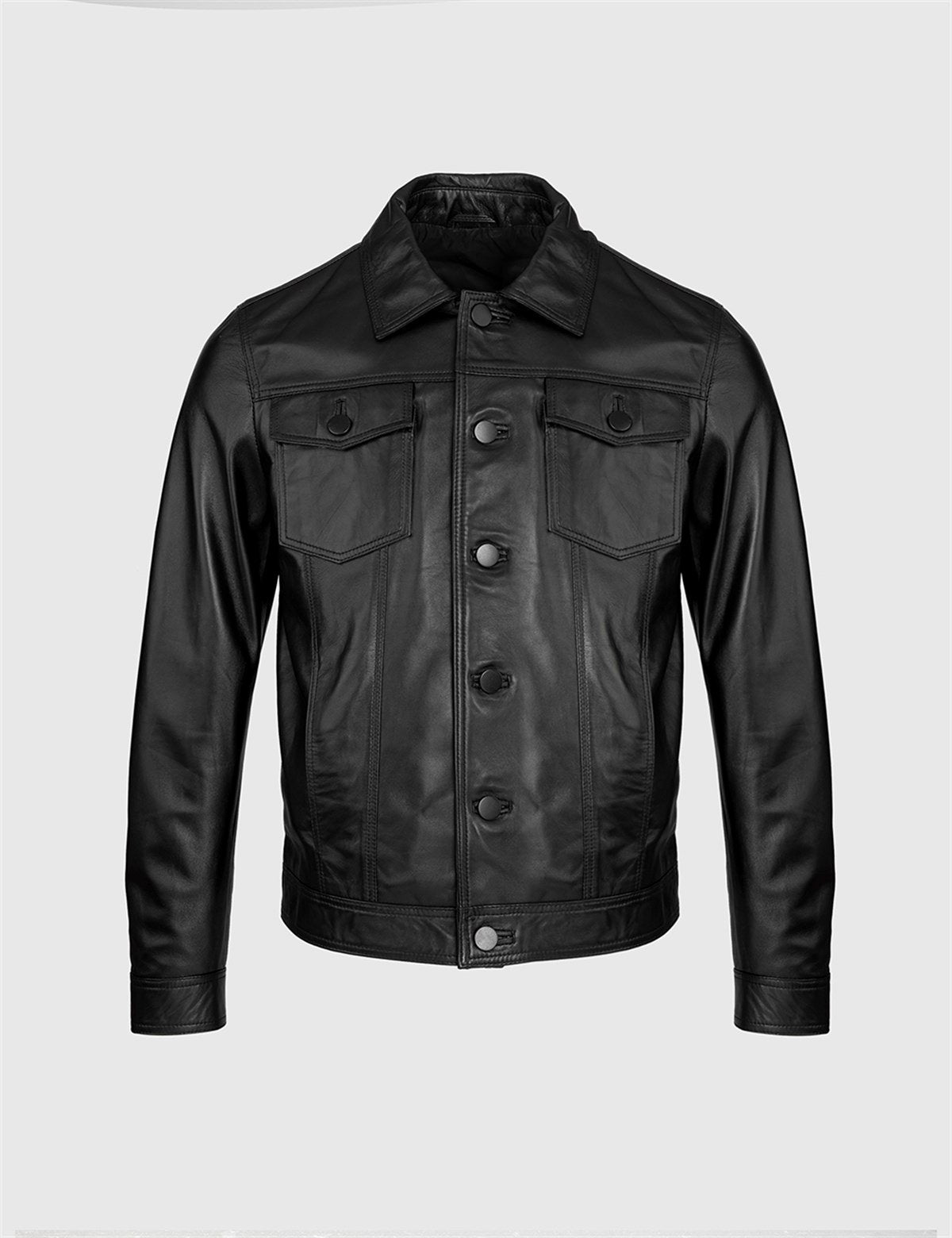Faida Black Men's Leather Jacket