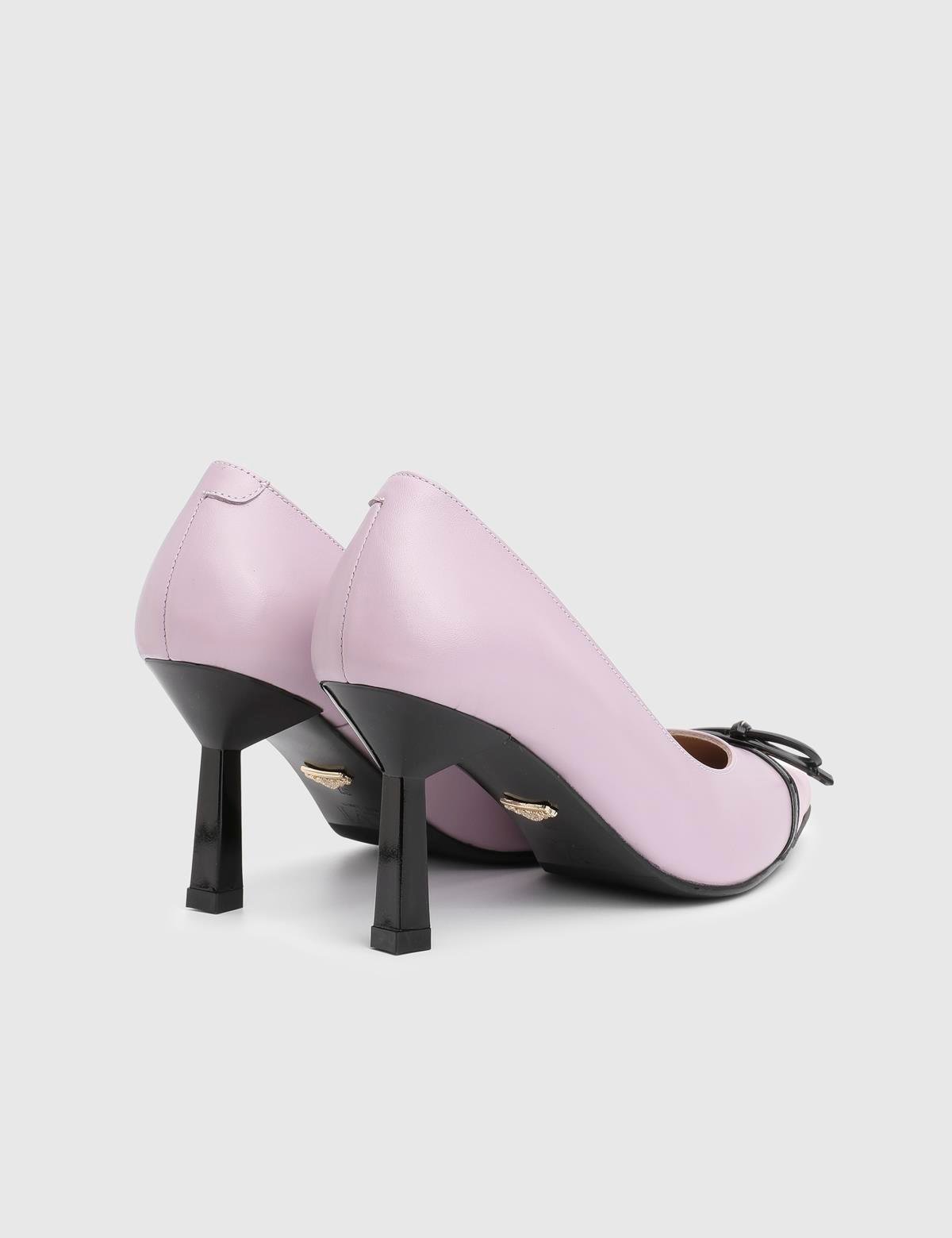 Feua Lilac Leather Women's Pump