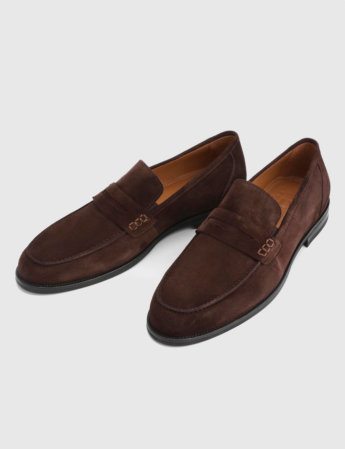 Filip Brown Suede Leather Men's Classic Shoe