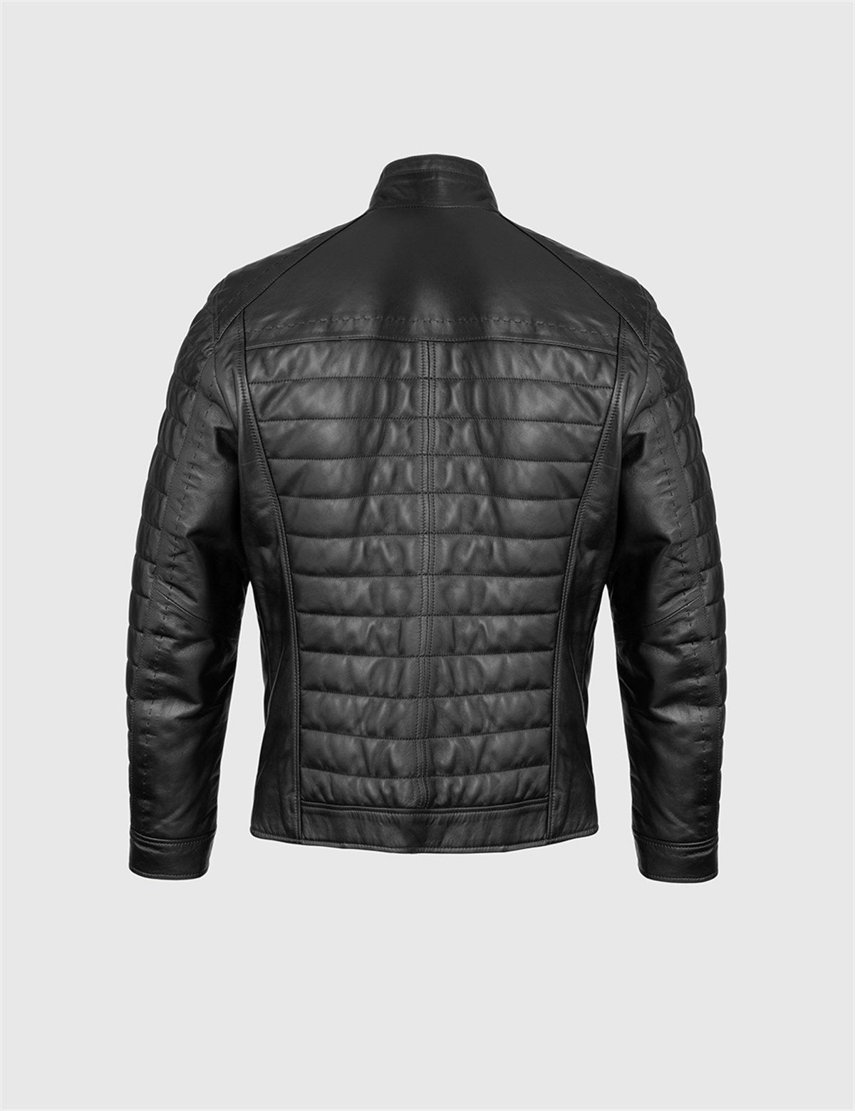 Finnur Black Leather Men's Jacket