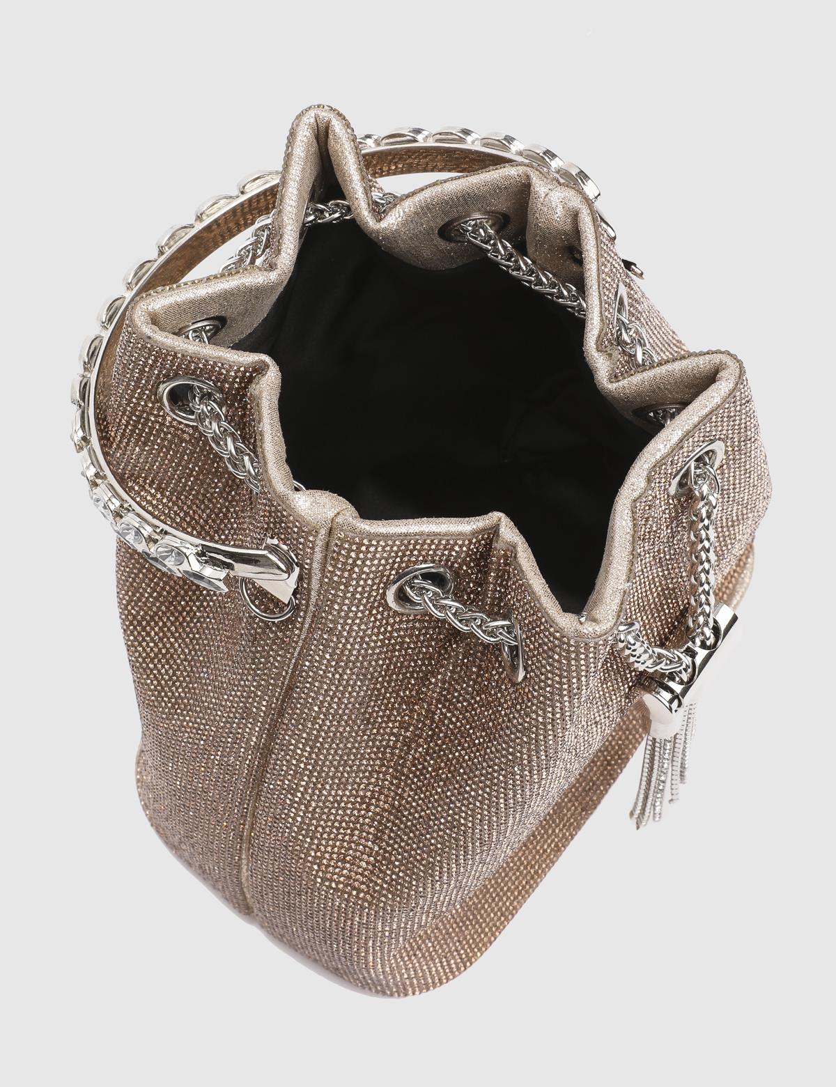 Gores Bronze Women's Handbag with Stones