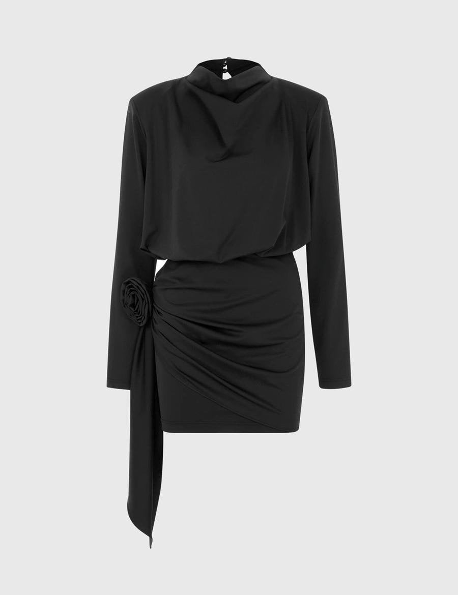 Greta Black Women's Dress