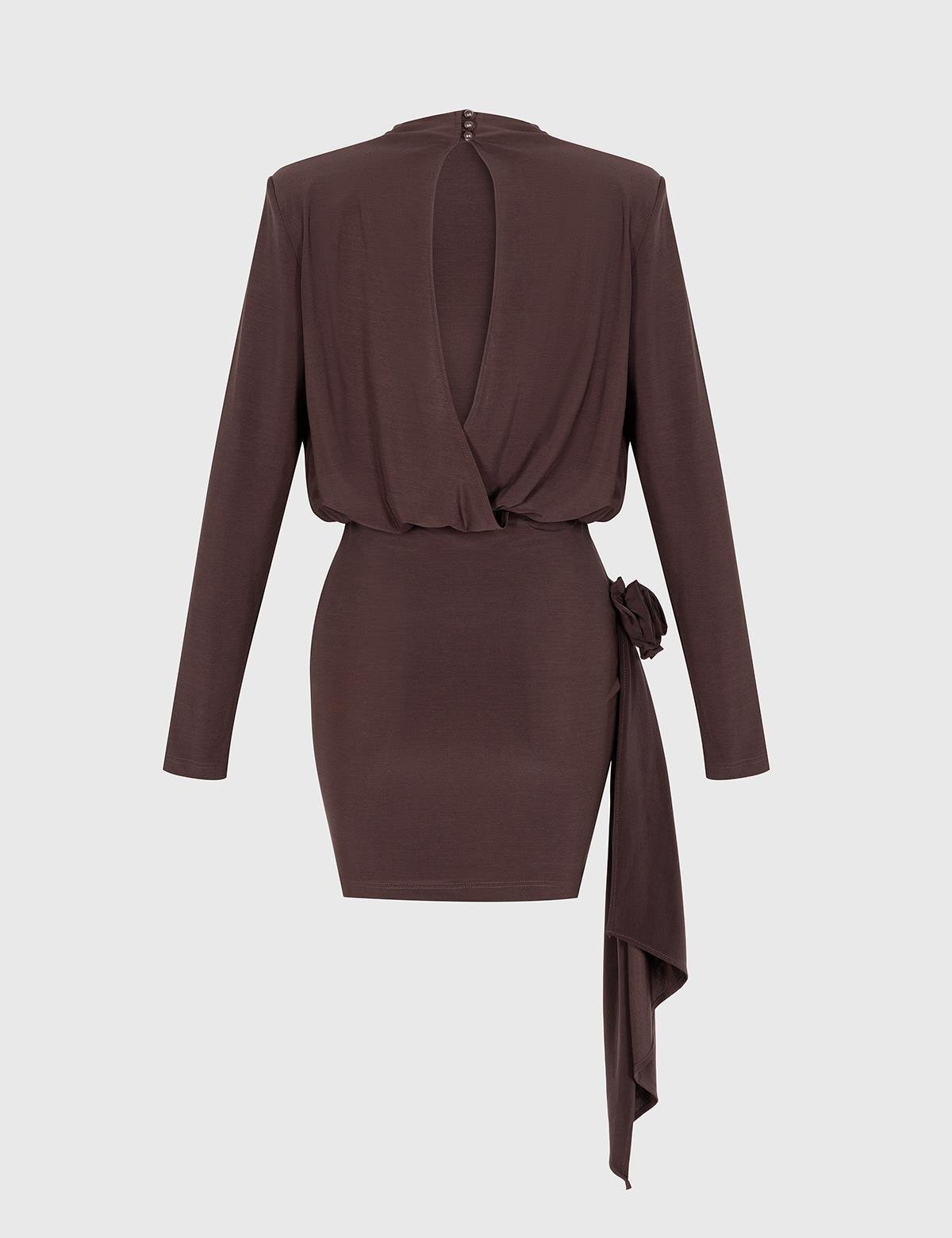 Greta Brown Women's Dress