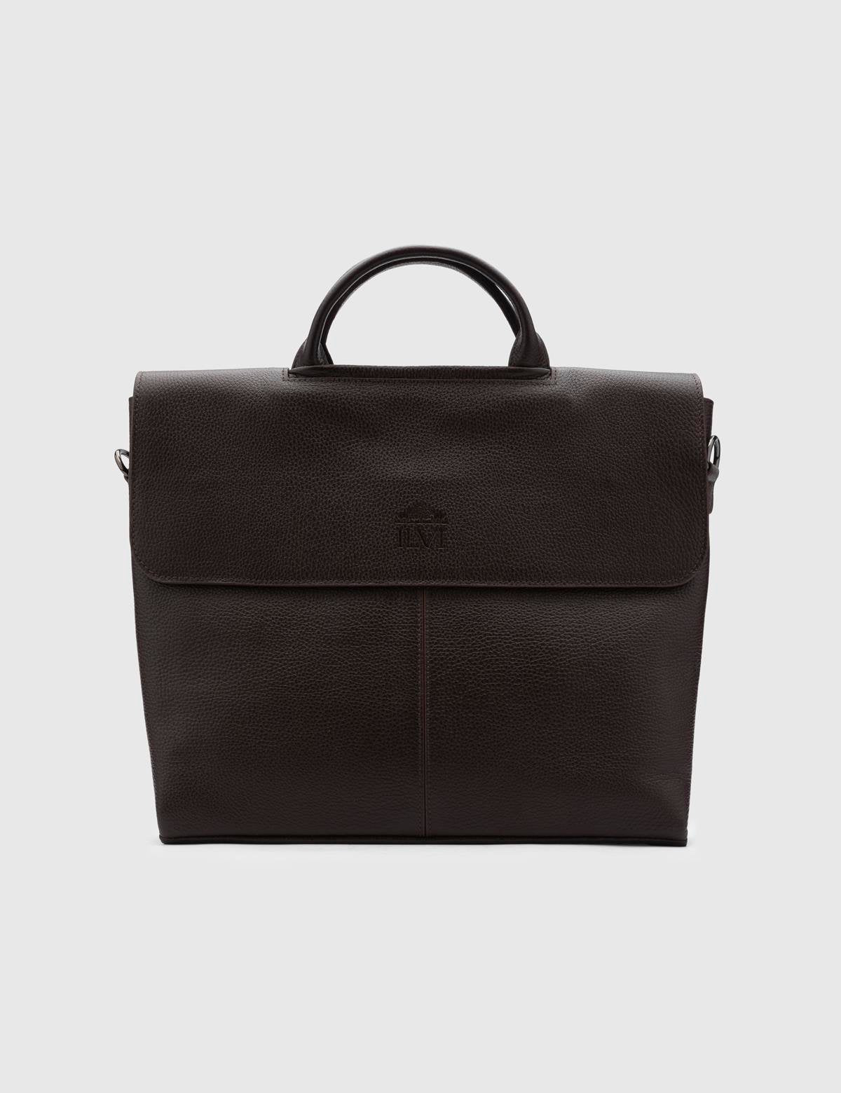 Guido Brown Floater Leather Men's Handbag