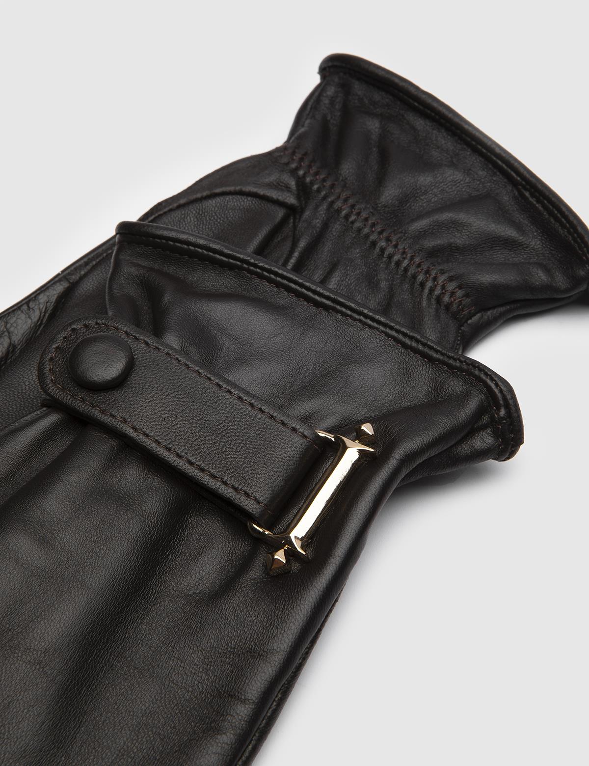 Hancock Brown Women's Leather Gloves