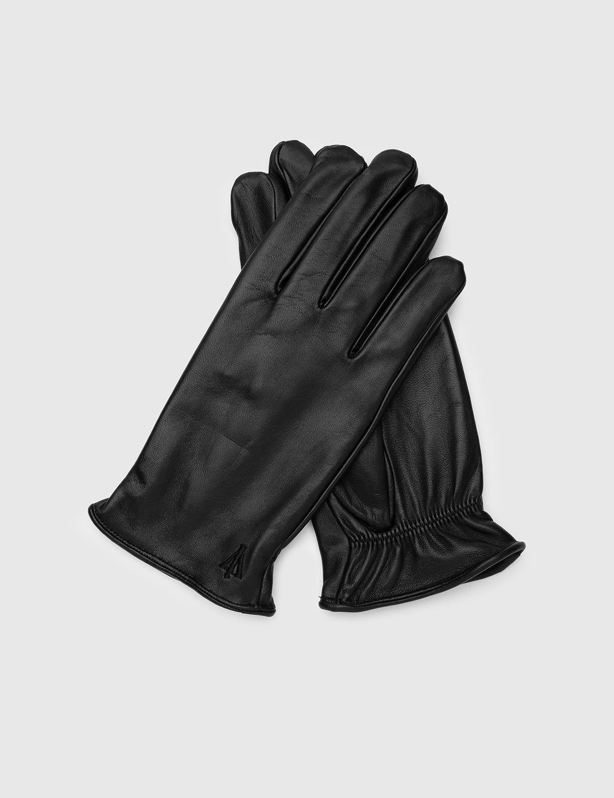 Harris Black Men's Leather Gloves