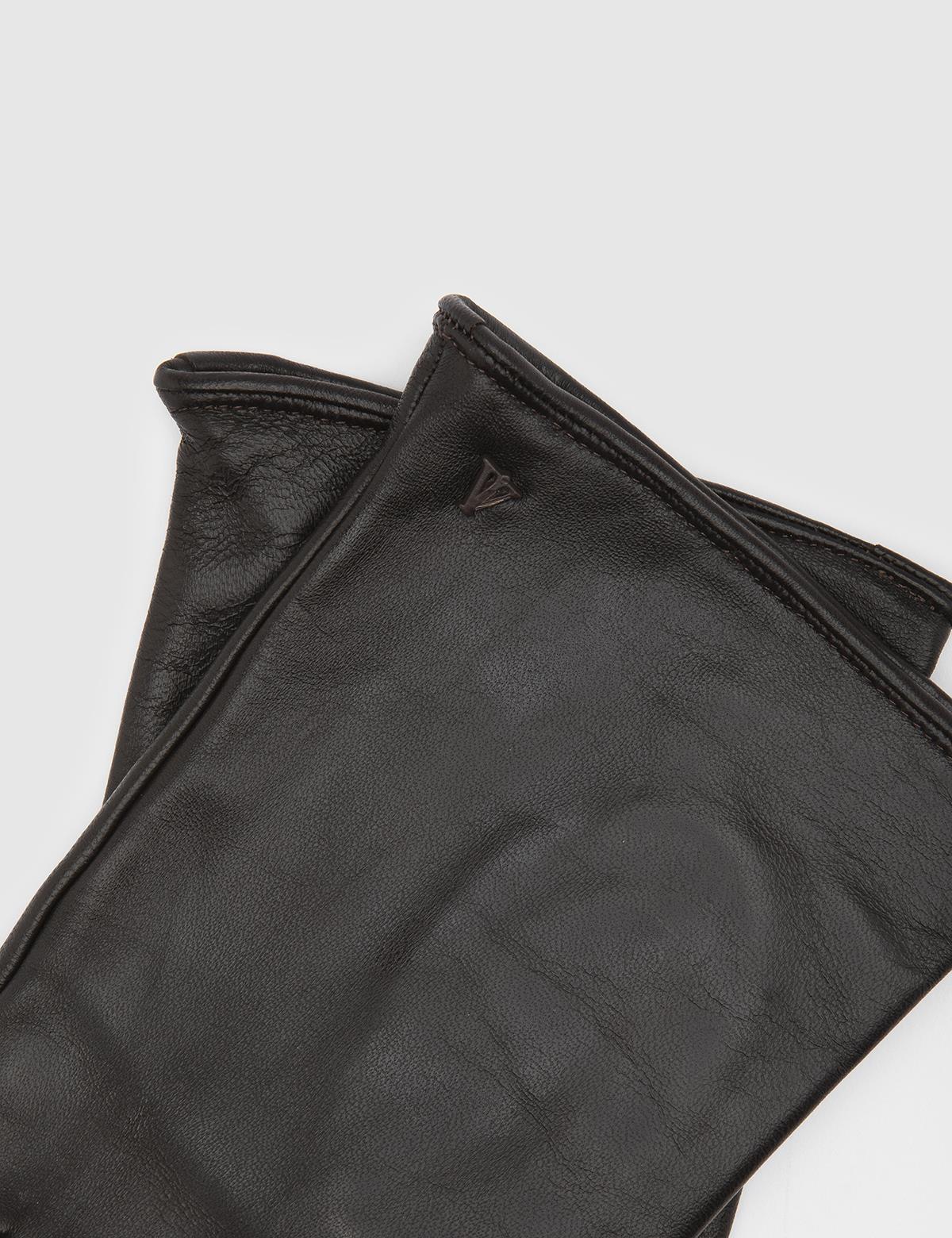 Hartman Brown Men's Leather Gloves