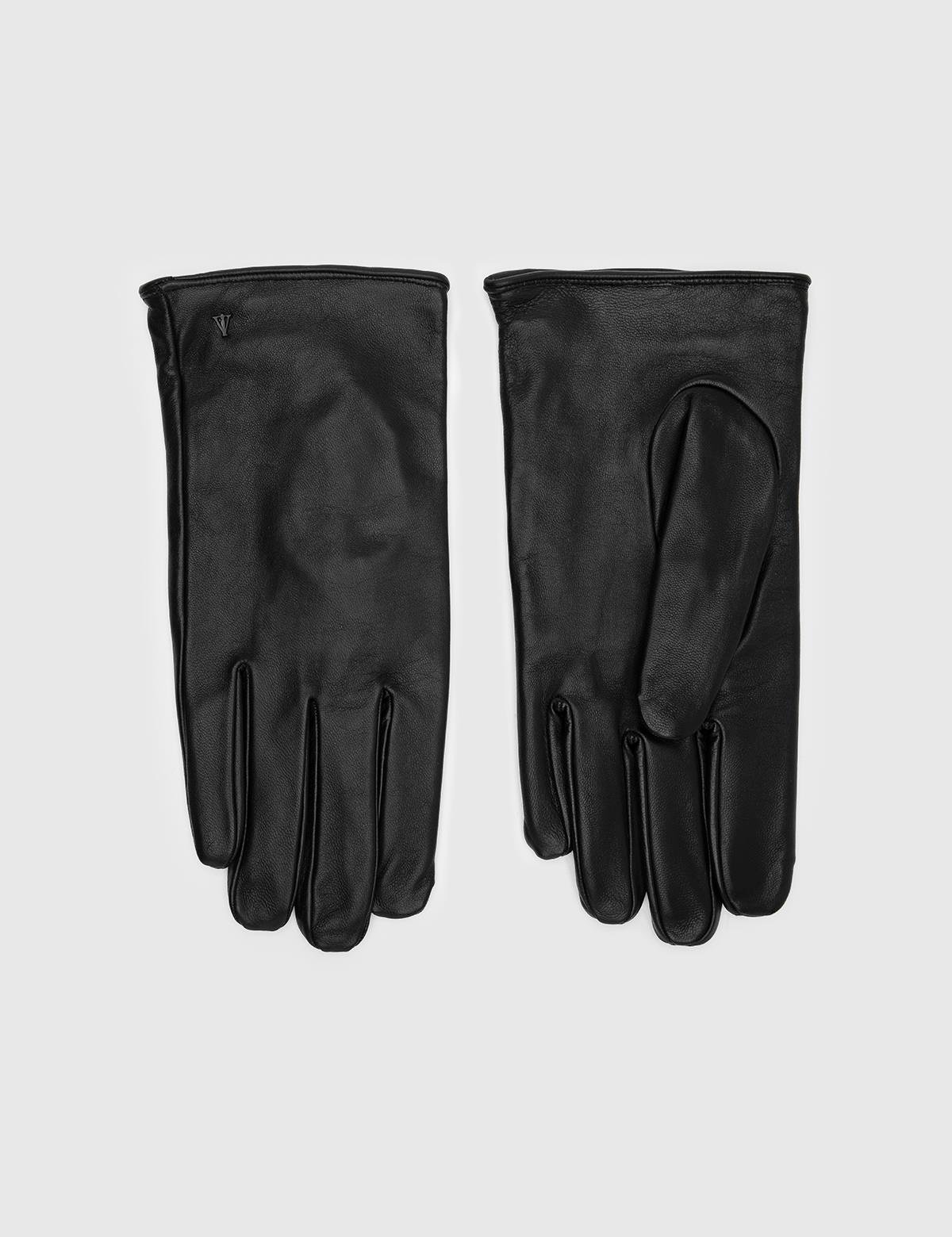Hartman Black Men's Leather Gloves