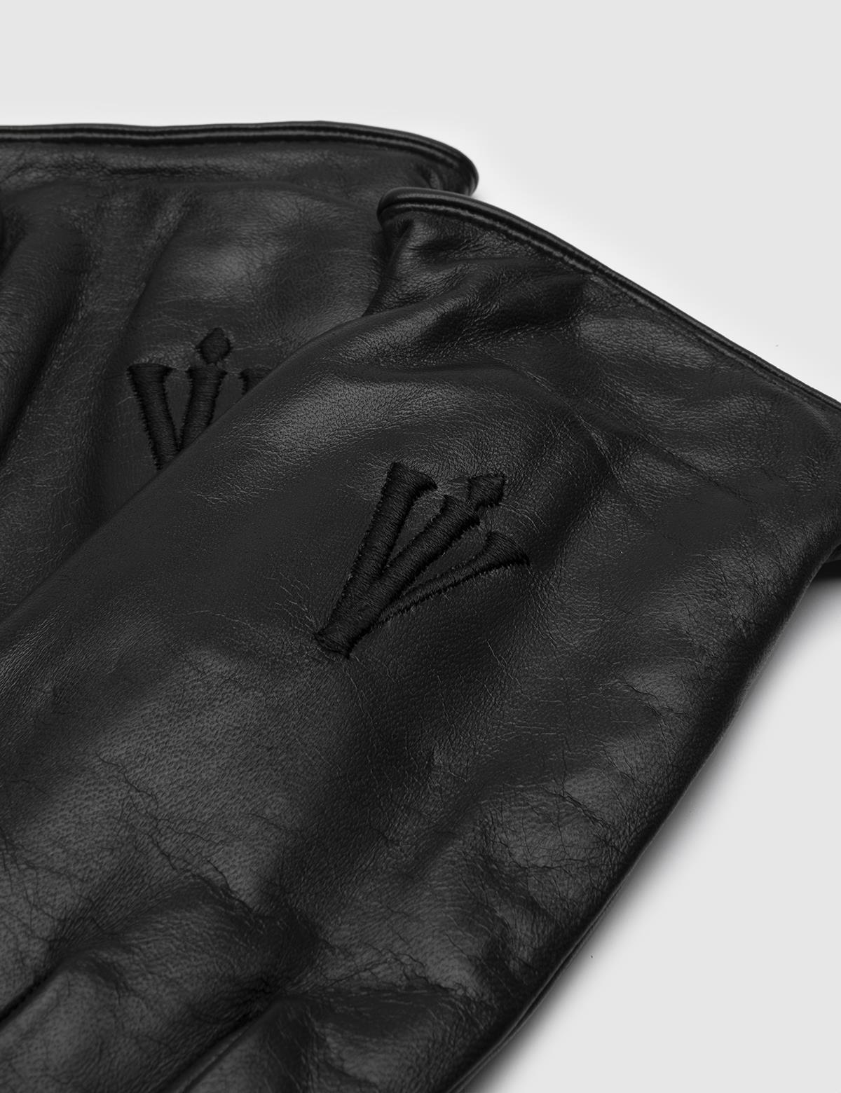 Hays Black Men's Leather Gloves