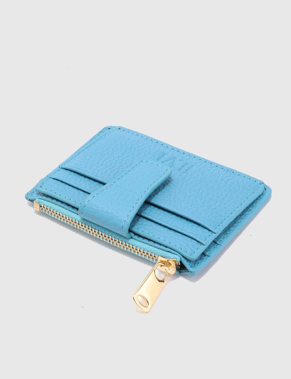 Houston Blue Floater Leather Unisex Card Holder