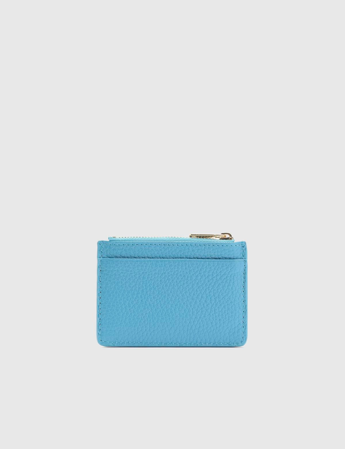 Houston Blue Floater Leather Unisex Card Holder