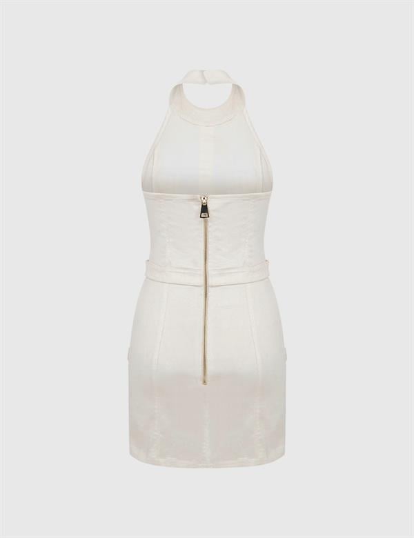 Hozıe Ecru Women's Dress