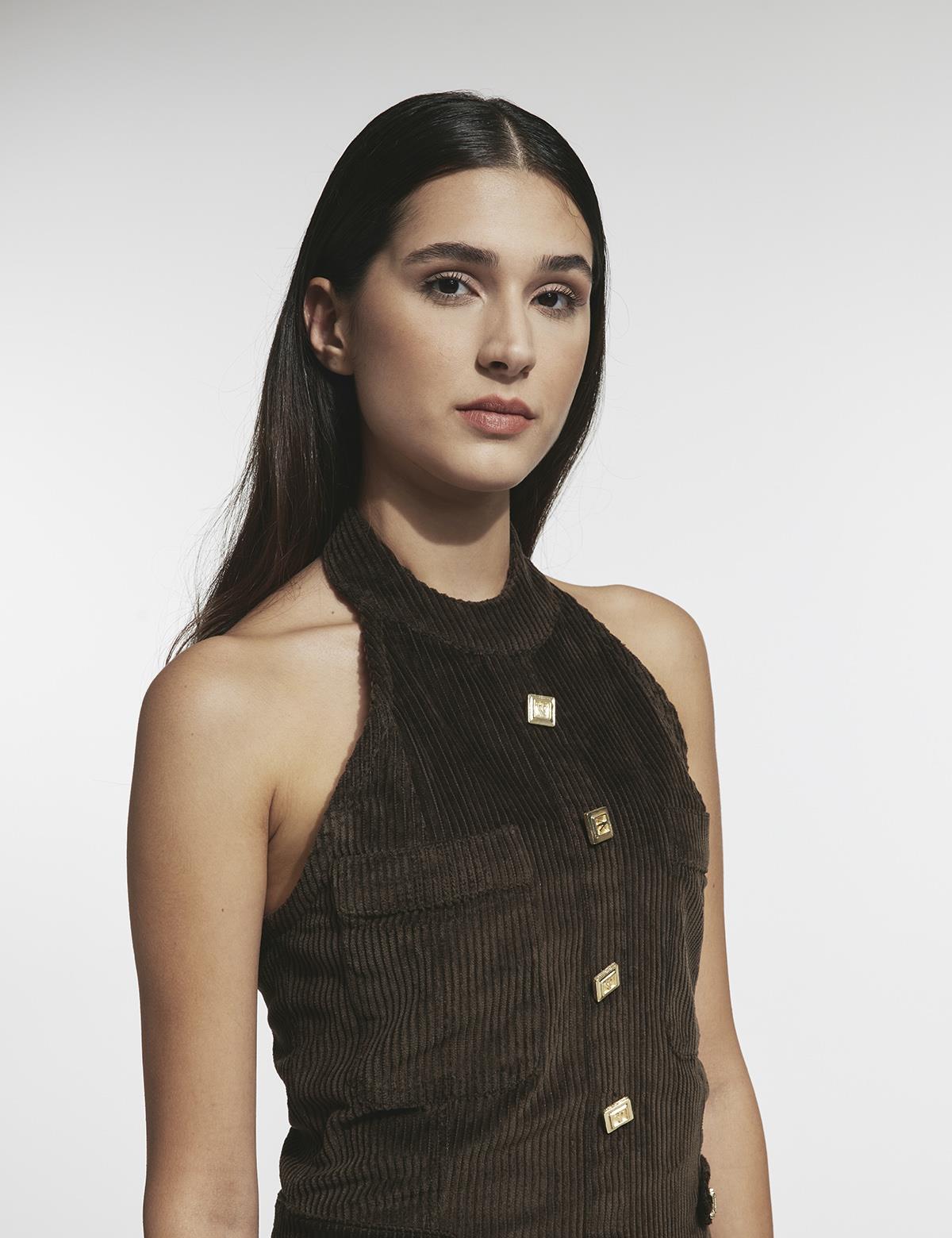 Hozıe Khaki Women's Dress