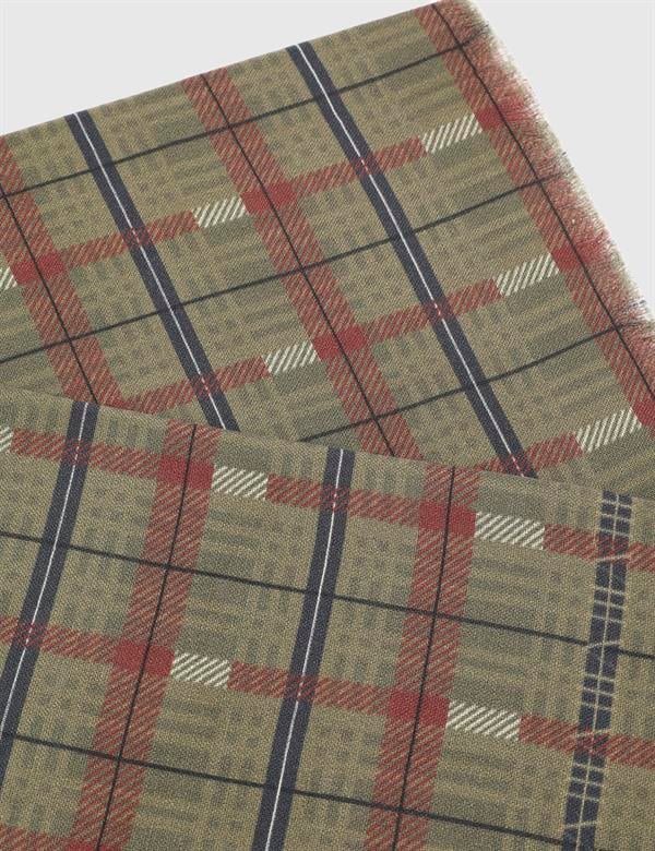 İnez Khaki Unisex Shawl