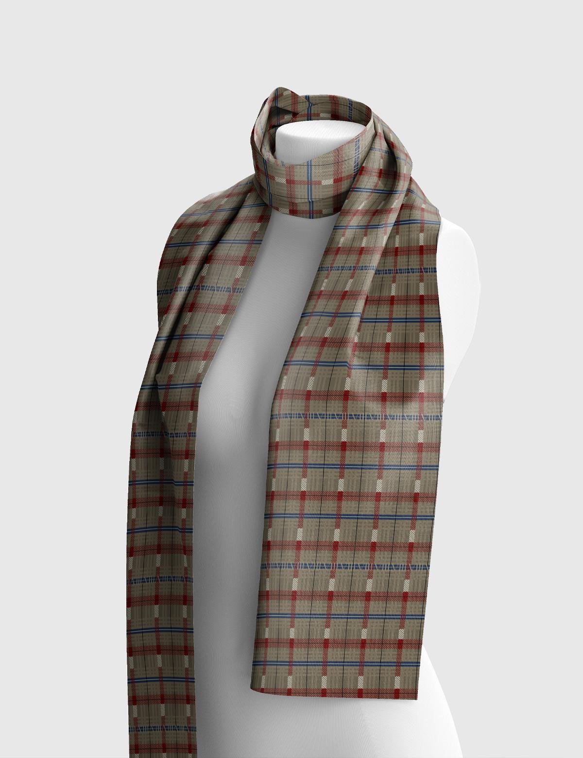 İnez Khaki Unisex Shawl