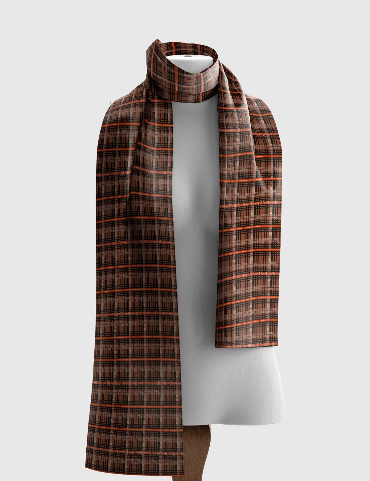 İnez Brown Unisex Shawl