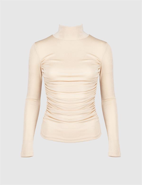 Ivy Beige Women's Blouse