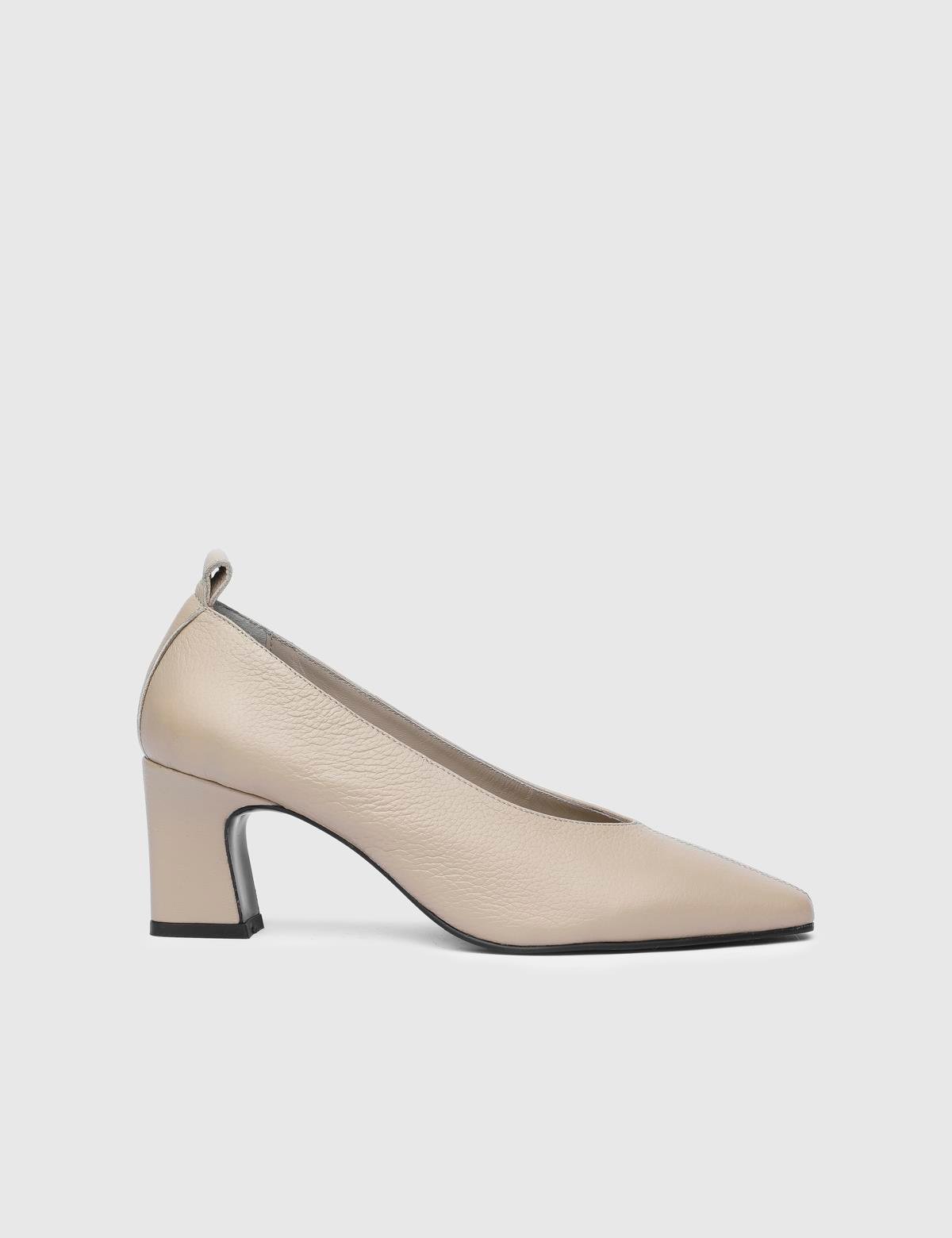 Jenssens Mink Floater Leather Women's Pump